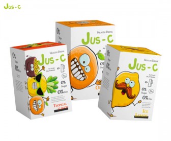 Jus-C 无糖低卡果汁粉 热带水果味 20克x10条/盒 